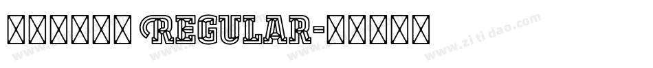 青鳥華光幼綫 Regular字体转换